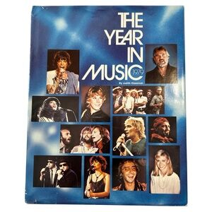 Vintage Hardcover Book - The Year in Music, 1979 by Judith Glassman, 1st Edition